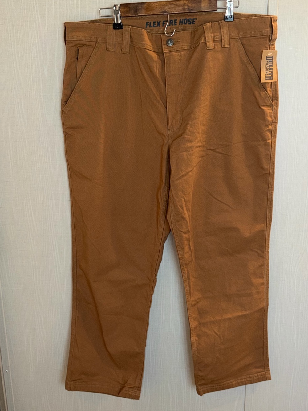 Duluth Trading Co Pants Mens 40x30 Brown Duluth Flex Fire Hose Workwear’s Canvas